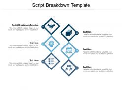 Script breakdown template ppt powerpoint presentation layouts deck cpb