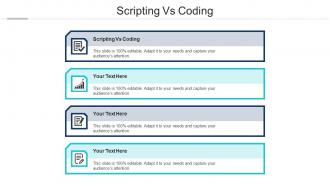 Scripting Vs Coding Ppt Powerpoint Presentation Professional Graphics Cpb