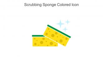Scrubbing Sponge Colored Icon In Powerpoint Pptx Png And Editable Eps Format