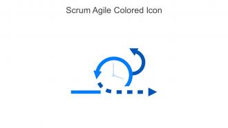 Scrum Agile Colored Icon In Powerpoint Pptx Png And Editable Eps Format