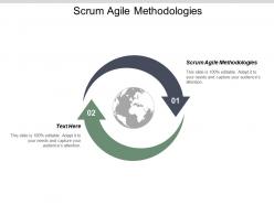 Scrum agile methodologies ppt powerpoint presentation infographic template information cpb
