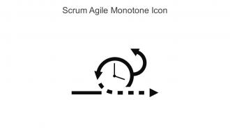 Scrum Agile Monotone Icon In Powerpoint Pptx Png And Editable Eps Format