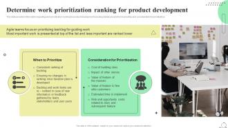 Scrum Agile Playbook Determine Work Prioritization Ranking For Product Development