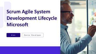 Scrum Agile System Development Lifecycle Microsoft PPT Sample AT