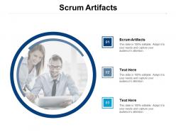 Scrum artifacts ppt powerpoint presentation outline templates cpb