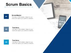 Scrum basics ppt powerpoint presentation ideas show cpb
