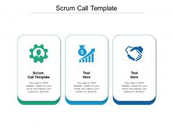 Scrum call template ppt powerpoint presentation gallery clipart cpb