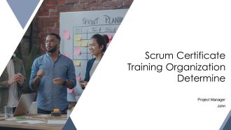 Scrum Certificate Training Organization Determine PPT PowerPoint AT
