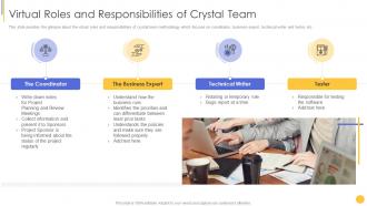 Scrum crystal and xp methodology virtual roles and responsibilities of crystal team