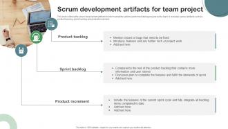 Scrum Development Artifacts For Team Project