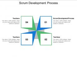 Scrum development process ppt powerpoint presentation pictures samples cpb