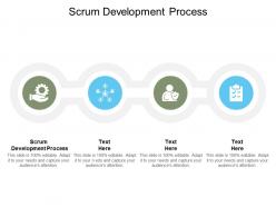 Scrum development process ppt powerpoint presentation template influencers cpb