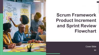 Scrum Framework Product Increment And Sprint Review Flowchart PPT Guidelines AT