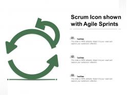 Scrum Icon Shown With Agile Sprints