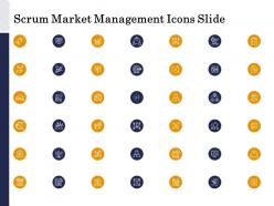 Scrum market management icons slide ppt powerpoint presentation themes