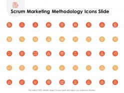 Scrum marketing methodology icons slide l1184 ppt powerpoint file deck