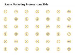 Scrum marketing process icons slide ppt powerpoint presentation model slide portrait