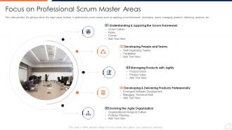Scrum master courses it focus on professional scrum master areas