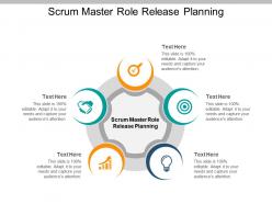 Scrum master role release planning ppt powerpoint presentation ideas example cpb