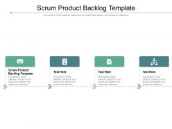 Scrum product backlog template ppt powerpoint presentation show example topics cpb