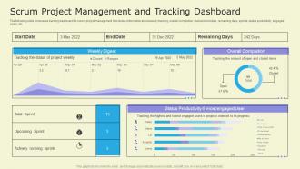Scrum Project Management And Tracking Dashboard
