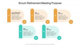 Scrum Refinement Meeting Purpose In Powerpoint And Google Slides Cpb