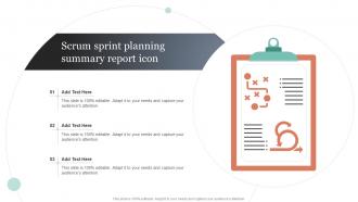 Scrum Sprint Planning Summary Report Icon