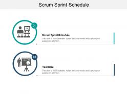 Scrum sprint schedule ppt powerpoint presentation infographics information cpb