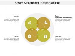 Scrum stakeholder responsibilities ppt powerpoint presentation inspiration files cpb