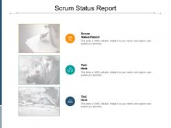 Scrum status report ppt powerpoint presentation file slides cpb