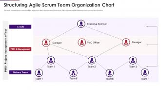 Scrum team composition structuring agile scrum team organization chart