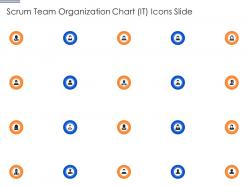 Scrum team organization chart it icons slide ppt powerpoint presentation file files