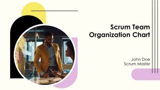 Scrum Team Organization Chart PPT Template AT