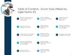 Scrum tools utilized by agile teams it powerpoint presentation slides