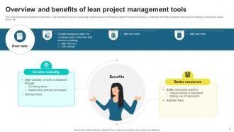 Sculpting Success A Guide To Lean Project Management Powerpoint Presentation Slides PM CD Best Unique