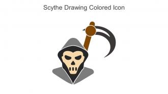 Scythe Drawing Colored Icon In Powerpoint Pptx Png And Editable Eps Format