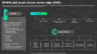 Sd Wan And Secure Access Service Edge Sase Ppt Template