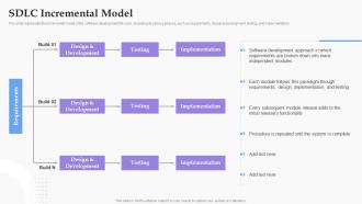 SDLC Incremental Model Software Development Process Ppt Download