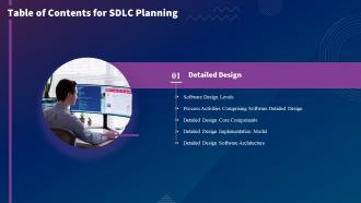 Sdlc Planning For Table Of Contents Ppt Slides Clipart