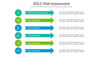 Sdlc risk assessment ppt powerpoint presentation icon graphic tips cpb