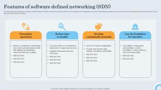 Sdn Controller Features Of Software Defined Networking Sdn