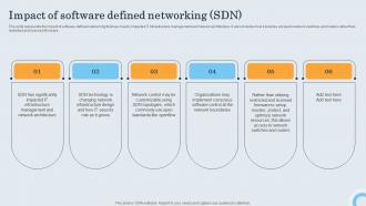 Sdn Controller Impact Of Software Defined Networking Sdn