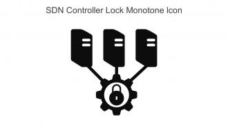 SDN Controller Lock Monotone Icon In Powerpoint Pptx Png And Editable Eps Format