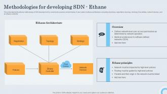 Sdn Controller Methodologies For Developing Sdn Ethane