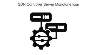SDN Controller Server Monotone Icon In Powerpoint Pptx Png And Editable Eps Format