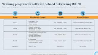 Sdn Controller Training Program For Software Defined Networking Sdn