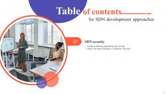 SDN Development Approaches Powerpoint Presentation Slides Content Ready Visual