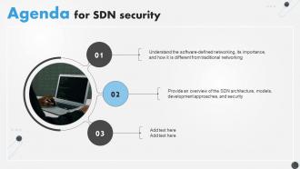 SDN Security IT Agenda Ppt Powerpoint Presentation File Aids