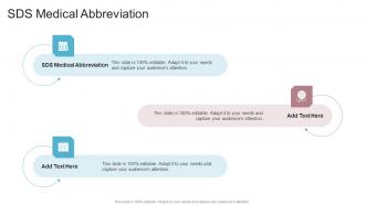 SDS Medical Abbreviation In Powerpoint And Google Slides Cpb