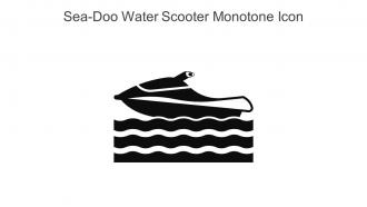 Sea Doo Water Scooter Monotone Icon In Powerpoint Pptx Png And Editable Eps Format